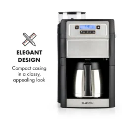 Aromatica II Thermo Kaffeemaschine, Mahlwerk, 1,25 L, Silber -Kaffeemaschinenladen 0449c16f6eb3451ae7bee3fb55345b79