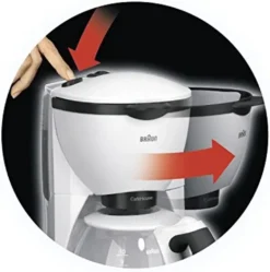 BRAUN Kaffeemaschine KF 520/1 Weiß -Kaffeemaschinenladen 08d826cf4bf69c599013532222936453