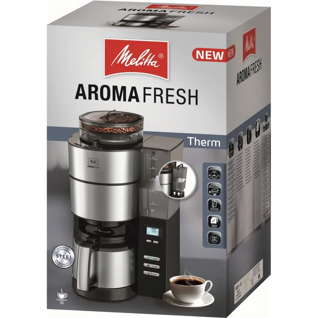 Melitta Aroma Fresh Therm - Kaffeemaschine - Edelstahl/schwarz 15 Melitta Aroma Fresh Therm - Kaffeemaschine - Edelstahl/schwarz – Bild 15