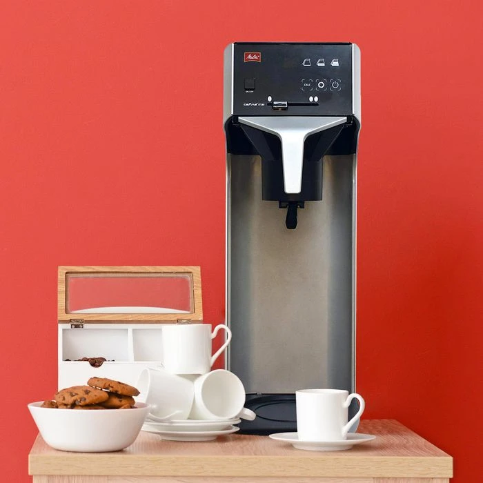 Melitta Kaffeemaschine Cafina XT180-TMC, 31629, Für Thermoskanne, 15 Tassen, Silber-schwarz 2 Melitta Kaffeemaschine Cafina XT180-TMC, 31629, Für Thermoskanne, 15 Tassen, Silber-schwarz – Bild 2