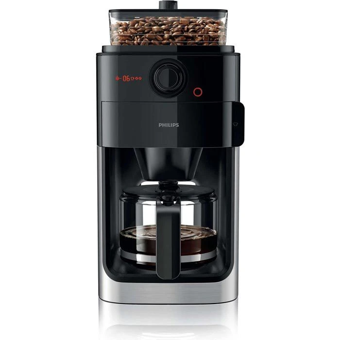 Philips Kaffeemaschine HD7767/00 Grind & Brew, Mit Mahlwerk, Glaskanne, Für 12 Tassen, Schwarz 3 Philips Kaffeemaschine HD7767/00 Grind & Brew, Mit Mahlwerk, Glaskanne, Für 12 Tassen, Schwarz – Bild 3