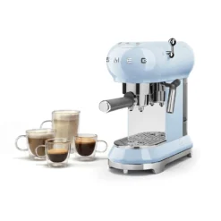 SMEG Espresso Kaffeemaschine Pastell Blau ECF01PBE -Kaffeemaschinenladen 176849aba5eef2f9dcc745f42e574d40