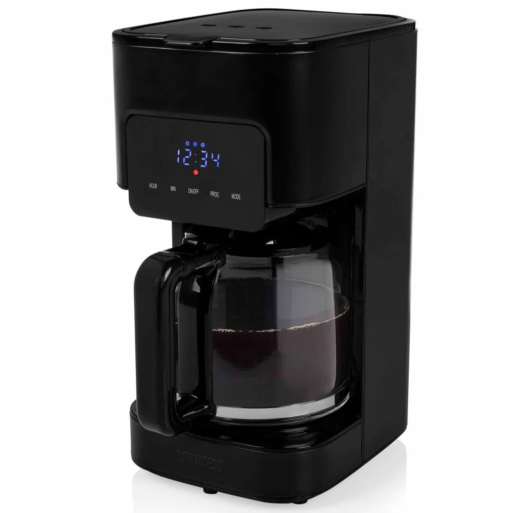 Princess Deluxe Kaffeemaschine Black Steel 1,5 L 900 W Schwarz 2 Princess Deluxe Kaffeemaschine Black Steel 1,5 L 900 W Schwarz – Bild 2