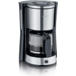 Severin Kaffeemaschine KA 4822, Type, Kunststoff, Edelstahl, Für 10 Tassen, Silber