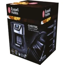 Russell Hobbs Russell Kaffeemaschine Hobbs 22000-56, Chester, Grind & Brew, Timer, Edelstahl, 12 Tassen, Schwarz -Kaffeemaschinenladen 2c7dc83014b4c0c37695fdc40eface2b0bcee005 kaffeemaschine russell hobbs 22000 56 chester