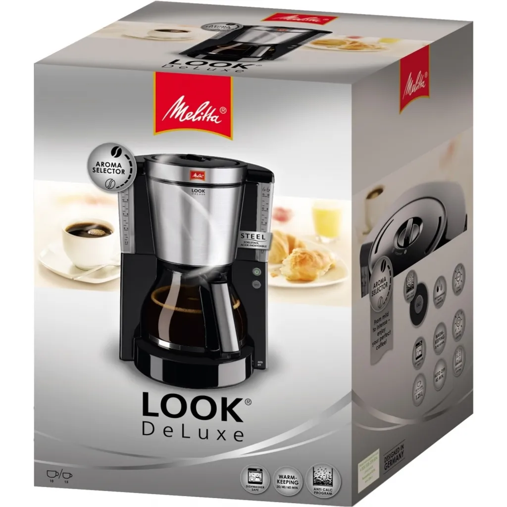 Melitta 1011-06 LOOK IV DeLuxe Kaffeemaschine 2 Melitta 1011-06 LOOK IV DeLuxe Kaffeemaschine – Bild 2