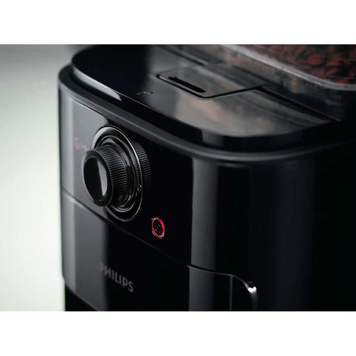 Philips Kaffeemaschine HD7767/00 Grind & Brew, Mit Mahlwerk, Glaskanne, Für 12 Tassen, Schwarz 2 Philips Kaffeemaschine HD7767/00 Grind & Brew, Mit Mahlwerk, Glaskanne, Für 12 Tassen, Schwarz – Bild 2