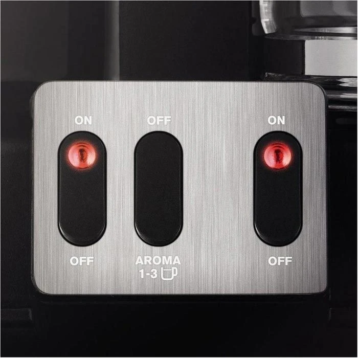 Krups Kaffeemaschine KM 8508, Duothek Plus, Mit 2 Glaskannen, Für Je 10 Tassen, Schwarz 4 Krups Kaffeemaschine KM 8508, Duothek Plus, Mit 2 Glaskannen, Für Je 10 Tassen, Schwarz – Bild 4