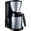 Melitta Kaffeemaschine Single 5, M 728 Bk SST, Kunststoff, Für 5 Tassen, Schwarz / Edelstahl