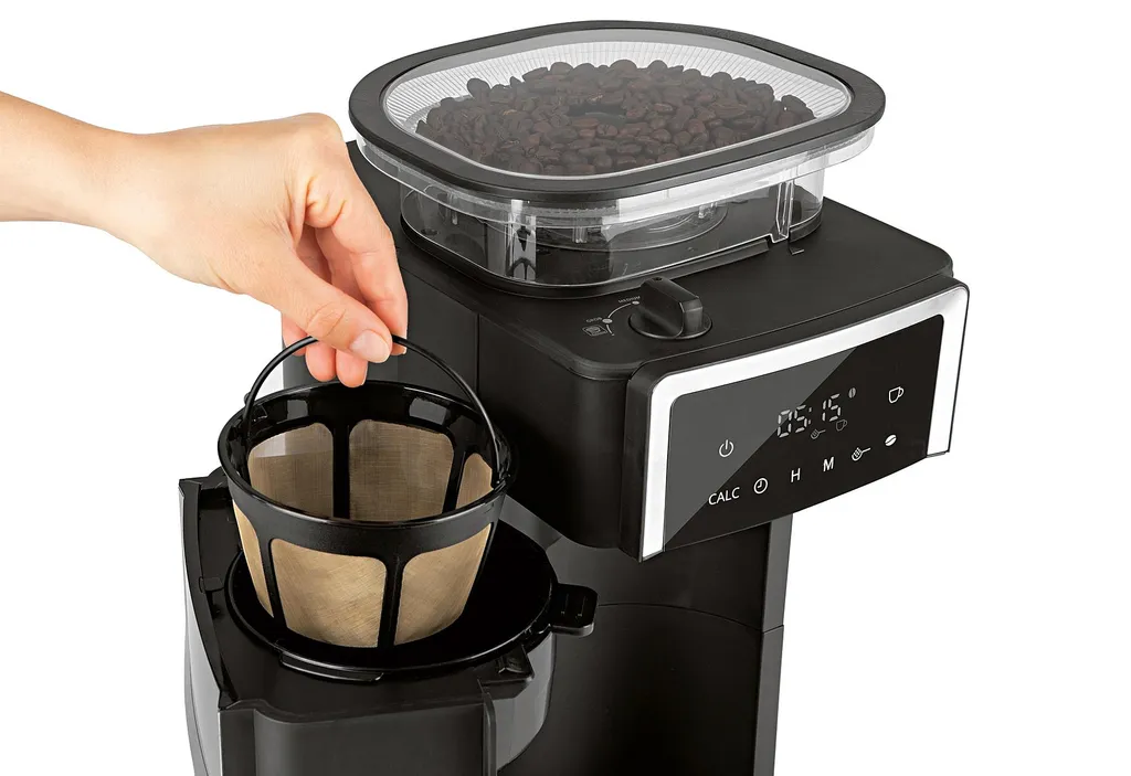 Kaffeemaschine Filterkaffeemaschine Edelstahl Thermoskanne Timer Mit Mahlwerk 11 Kaffeemaschine Filterkaffeemaschine Edelstahl Thermoskanne Timer Mit Mahlwerk – Bild 11