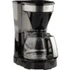 Melitta Kaffeemaschine 1023-04, Easy Top II, Kunststoff, Für 10 Tassen, Schwarz / Edelstahl