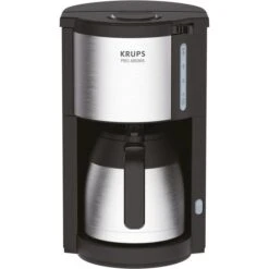 Krups Kaffeemaschine ProAroma Therm KM305D, Kunststoff, Für 15 Tassen, Schwarz / Edelstahl