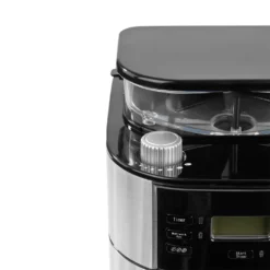 Barista Kaffeemaschine Mahlwerk 900W Edelstahl/Schwarz 12 Tassen Permanentfilter -Kaffeemaschinenladen 49b878a0f8d2a901f81db58f15afa192