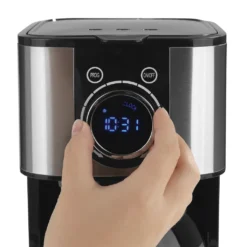 BEEM FRESH-AROMA-SWITCH Filterkaffeemaschine - Thermo Edelstahl 1 L Thermoskanne Bedienrad 24h-Timer 800 W Für 4-8 Tassen Kaffeemaschine Timer -Kaffeemaschinenladen 4cee7cbfb44b263888830badf05abc59