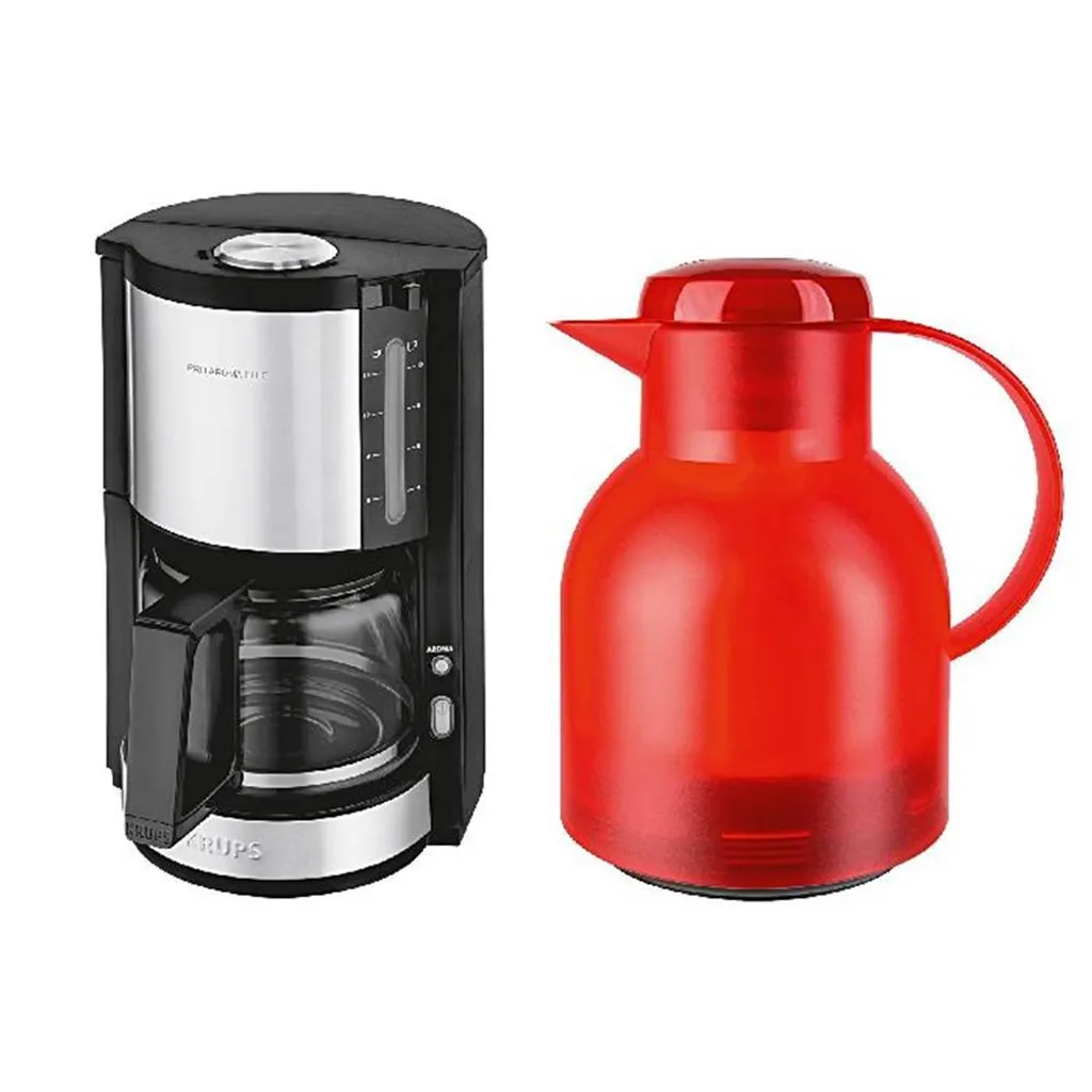 Krups Kaffeemaschine KM321 ProAroma + Emsa Isolierkanne Samba 2 Krups Kaffeemaschine KM321 ProAroma + Emsa Isolierkanne Samba – Bild 2