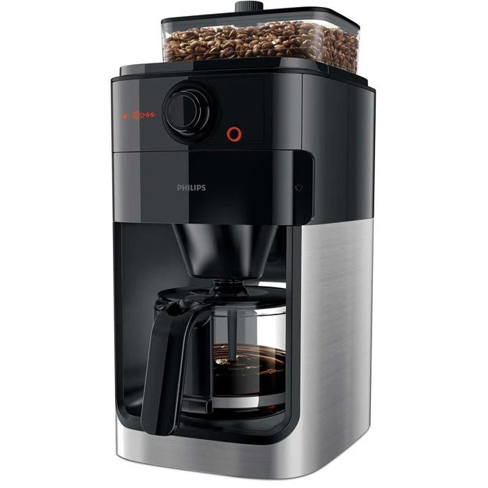 Philips Kaffeemaschine HD7767/00 Grind & Brew, Mit Mahlwerk, Glaskanne, Für 12 Tassen, Schwarz 1 Philips Kaffeemaschine HD7767/00 Grind & Brew, Mit Mahlwerk, Glaskanne, Für 12 Tassen, Schwarz