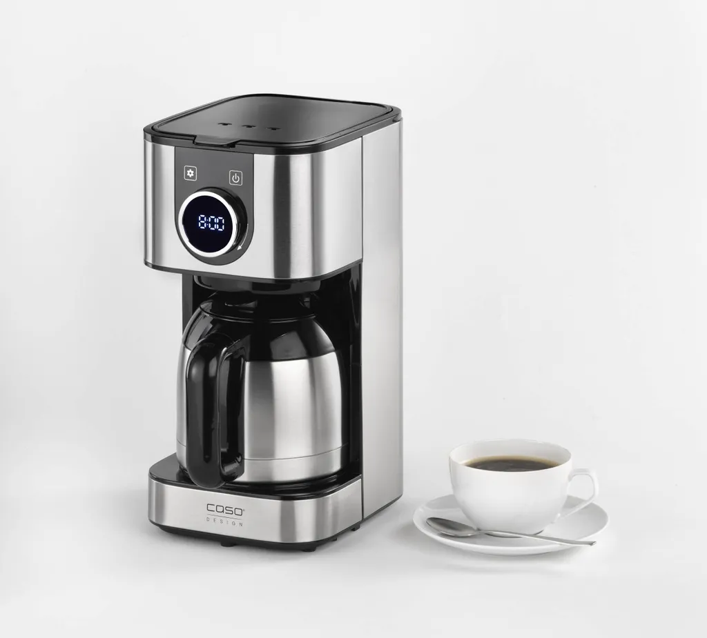CASO Selection C12 - Design-Kaffeemaschine Für Bis Zu 12 Tassen Kaffee, 1,5 L Wassertank, Edelstahlgehäuse, Warmhaltefunktion, Timer, Inkl. Permanentfilter 11 CASO Selection C12 - Design-Kaffeemaschine Für Bis Zu 12 Tassen Kaffee, 1,5 L Wassertank, Edelstahlgehäuse, Warmhaltefunktion, Timer, Inkl. Permanentfilter – Bild 11