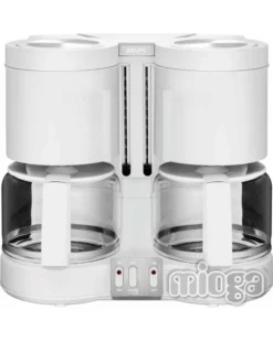 KRUPS Kaffeemaschine KM 8501 2 X 10 Tassen 2 X 1100 W Weiß -Kaffeemaschinenladen 5b807da44c84868b0542fa6720fcbb1d