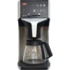 Melitta Kaffeemaschine Cafina XT180-GMC, 31625, Mit Glaskanne, 15 Tassen, Silber-schwarz