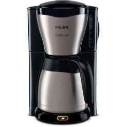 Philips Gaia HD7548/20, Kunststoff, Für 15 Tassen, Schwarz / Edelstahl, Kaffeemaschine