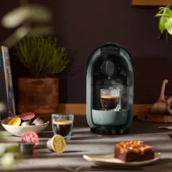 Tchibo Cafissimo Pure Kaffeemaschine Kapselmaschine Inkl. 30 Kapseln Für Caffè Crema, Espresso Und Kaffee, Arctic Green -Kaffeemaschinenladen 6ffc0bd38998dc93daf0fe86a6c9df66