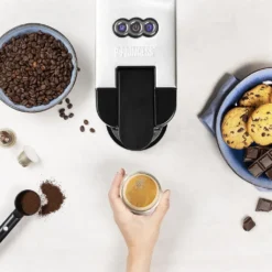 Princess 4-in-1 Multi-Kapsel-Kaffeemaschine 1450W 0,8L Schwarz Silbern -Kaffeemaschinenladen 74f71e592bb98e0146c9ef67f4847468