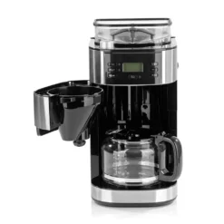 Barista Kaffeemaschine Mahlwerk 900W Edelstahl/Schwarz 12 Tassen Permanentfilter -Kaffeemaschinenladen 76e4d4e3ba89a33f0fd6b913dcc2bd85