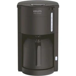 Krups Kaffeemaschine ProAroma Therm KM3038, Kunststoff, Für 10 Tassen, Schwarz
