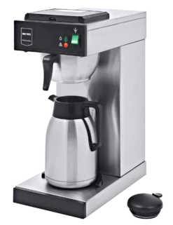 METRO Professional Kaffeemaschine GCT2001, Edelstahl, 21.5x41.5x52 Cm, 2.3L (Wassertank), Mit Thermoskanne, Temperaturbereich: 30-98°C, Silber