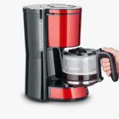 SEVERIN Kaffeemaschine KA 4817 TYPE 1.000 W Rot / Schwarz -Kaffeemaschinenladen 835243c51e0fce43c7883b8326d102dd