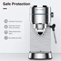 BlitzHome Espresso Maschine Kaffeemaschine Cappuccinomaschine Milchaufschäumer Espressomaschinen -Kaffeemaschinenladen 851c421febdc355e563549165c7c7450
