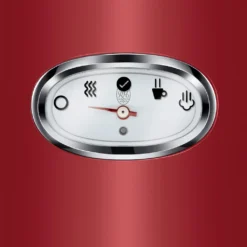 Russell Hobbs Espressomaschine Retro Rot Siebträger (15 Bar, 2 Tassen-Einsätze, 1,1l Abnehmbarer Wassertank, Dampf-Milchschaumdüse, Portionierlöffel Mit Tamper) Kaffeemaschine -Kaffeemaschinenladen 88ba46f486ad1bb223922150bff89799