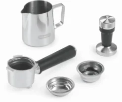 De'Longhi Delonghi Kaffeemaschine Dedica Metallics EC785.BG Pumpendruck 15 Bar, Eingebauter Milchaufschäumer, Manuell, 1300 W, Beige 16 De'Longhi Delonghi Kaffeemaschine Dedica Metallics EC785.BG Pumpendruck 15 Bar, Eingebauter Milchaufschäumer, Manuell, 1300 W, Beige -Kaffeemaschinenladen 914536eb6fb8290dbd3588b5f82720f8