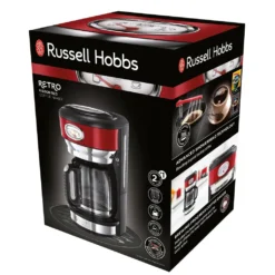 Russell Hobbs 21700-56 Retro Ribbon Red Kaffeemaschine -Kaffeemaschinenladen a1ec73c148f67fee8ddc44cacef04db1