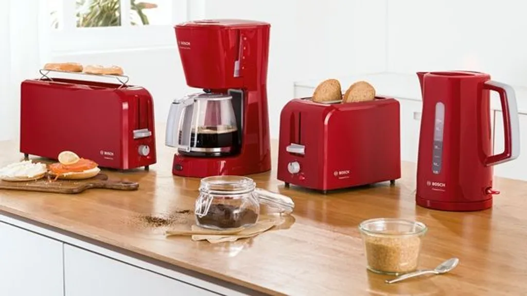 Bosch TKA3A034 CompactClass Kaffeemaschine Extra Rot 9 Bosch TKA3A034 CompactClass Kaffeemaschine Extra Rot – Bild 9