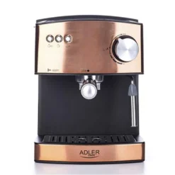 Adler Espressomaschine | Kaffeemaschine | Milchaufschäumer | Cappuccinomaschine | Siebträger Espressomaschine | Elektrische Espressomaschine | Bronze Design | 1,6L Wassertank | 850 Watt |15 Bar | -Kaffeemaschinenladen a4509bcce7baee159a8c8d3828ec4b13