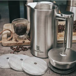 Bjørn Liebdhal French Press Edelstahl Kaffeemaschine Auch Für Camping : 0.6 Liter -Kaffeemaschinenladen a4db5d77398fa0bae6cc430bc6c7ad6a