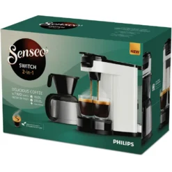Kaffeemaschine 2 In 1 Senseo Switch Philips HD6592/05, 2 In 1 Mit Filter Und Pod, Isolierte Verse, Crema Plus -Kaffeemaschinenladen a53421e74039bc76525a24c12fb4d5dd