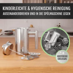 Bjørn Liebdhal French Press Edelstahl Kaffeemaschine Auch Für Camping : 0.6 Liter -Kaffeemaschinenladen a67145fe7c7d8c653241700bf3e03be7