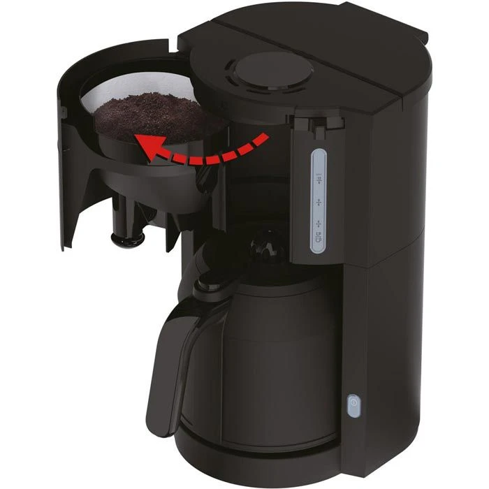 Krups Kaffeemaschine ProAroma Therm KM3038, Kunststoff, Für 10 Tassen, Schwarz 2 Krups Kaffeemaschine ProAroma Therm KM3038, Kunststoff, Für 10 Tassen, Schwarz – Bild 2