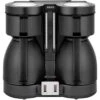 Krups Kaffeemaschine KT 8501, Duothek Thermo, Mit 2 Thermoskannen, Für Je 8 Tassen, Schwarz