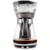 DeLonghi Kaffeemaschine Clessidra, ICM 17210, Mit Glaskanne, Für 10 Tassen, Silber
