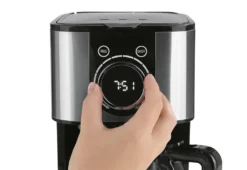 BEEM FRESH-AROMA-SWITCH Filterkaffeemaschine - Thermo Edelstahl 1 L Thermoskanne Bedienrad 24h-Timer 800 W Für 4-8 Tassen Kaffeemaschine Timer -Kaffeemaschinenladen bec5f5a7f01eceaaa4e90eae061ca041