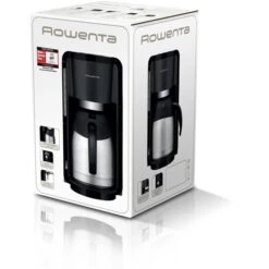 Rowenta Milano Thermo CT 3818, Kaffeemaschine, Kunststoff, Edelstahl, Schwarz, 10 Tassen -Kaffeemaschinenladen c3e44553f34b34ec6795a28ac3db5b911652a46f kaffeemaschine rowenta ct 3818 milano thermo