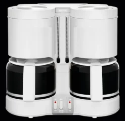 KRUPS Kaffeemaschine KM 8501 2 X 10 Tassen 2 X 1100 W Weiß -Kaffeemaschinenladen c6e3c2563b1f80f7e51bca7b2a4ac999