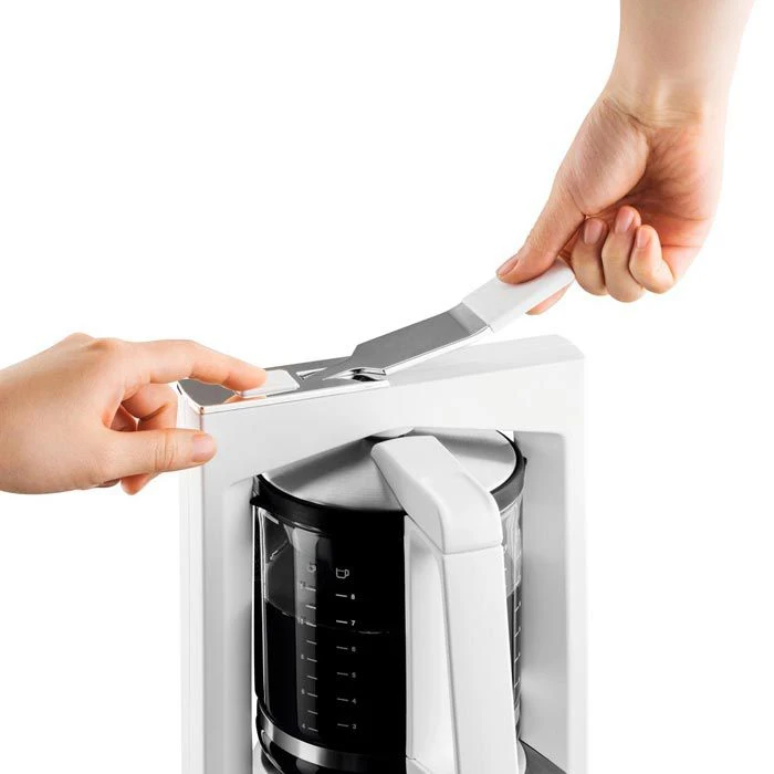 Krups Kaffeemaschine T 8.2, KM468210, Kunststoff / Edelstahl, Für 12 Tassen, Weiß 5 Krups Kaffeemaschine T 8.2, KM468210, Kunststoff / Edelstahl, Für 12 Tassen, Weiß – Bild 5