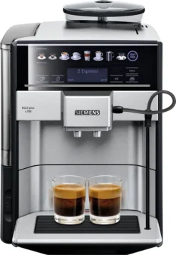 Siemens EQ.6 Plus S700 TE657503DE Kaffeemaschine - Schwarz / Edelstahloptik -Kaffeemaschinenladen d0c39fdf5146c4d5ff5f00622a7c5a1c