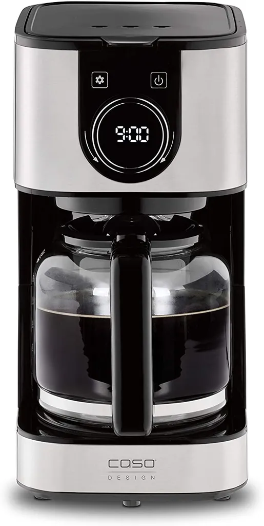 CASO Selection C12 - Design-Kaffeemaschine Für Bis Zu 12 Tassen Kaffee, 1,5 L Wassertank, Edelstahlgehäuse, Warmhaltefunktion, Timer, Inkl. Permanentfilter 2 CASO Selection C12 - Design-Kaffeemaschine Für Bis Zu 12 Tassen Kaffee, 1,5 L Wassertank, Edelstahlgehäuse, Warmhaltefunktion, Timer, Inkl. Permanentfilter – Bild 2