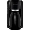 Rowenta Kaffeemaschine CT 3808 Adagio Thermo, Kunststoff, Edelstahl, 12 Tassen, Schwarz