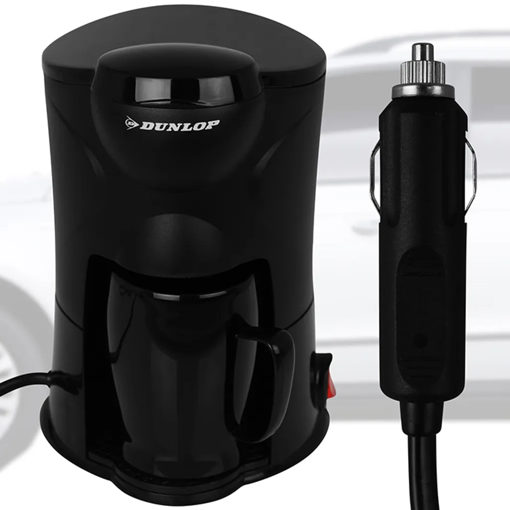 Dunlop 12V Auto Kaffeemaschine Für 1 Tasse 2 Dunlop 12V Auto Kaffeemaschine Für 1 Tasse – Bild 2